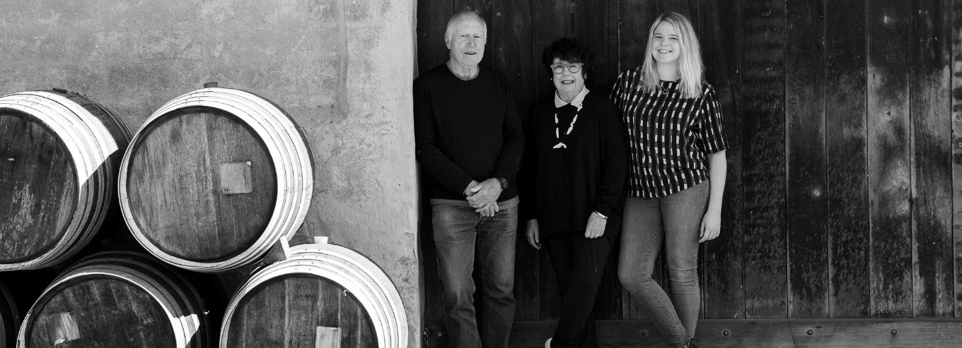 3 people at Neudorf winery 